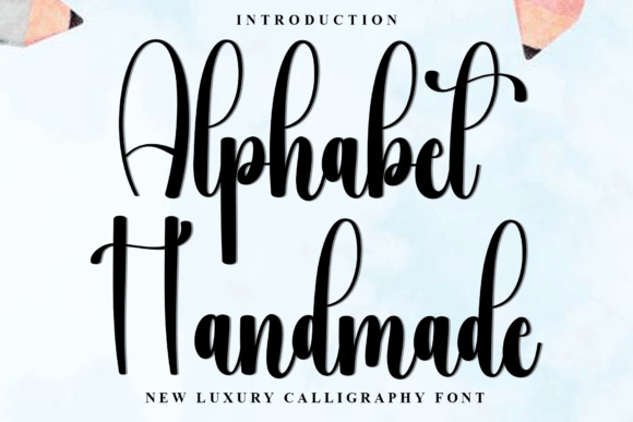 Alphabet Handmade Font for Editorial Design