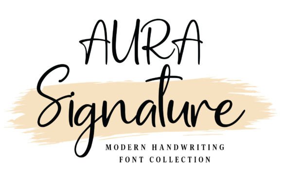 Aura Signature: A Modern Script Font for Web Design