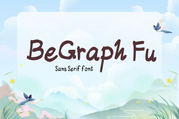 Begraph Fu: A Playful Typeface for Editorial Charm