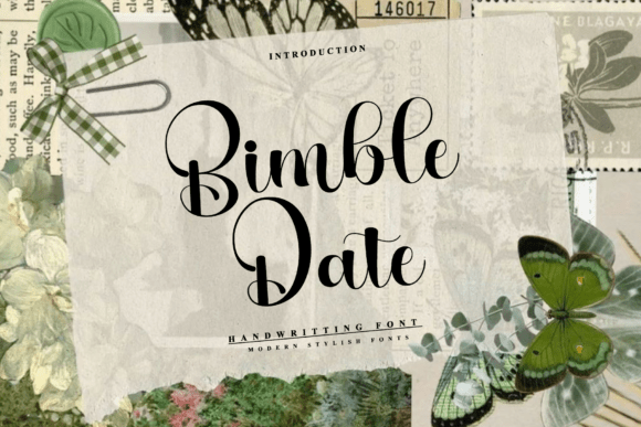 Bimble Date Font: Elevate Your Campaign Visuals