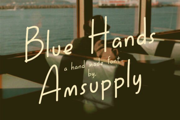 Blue Hands: A Handwritten Font for Marketers