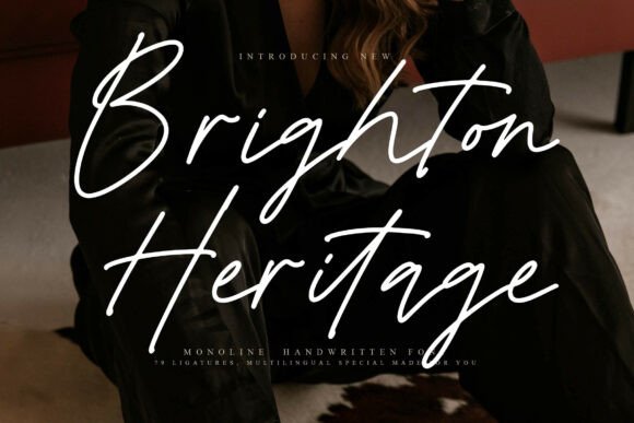 Brighton Heritage: A Script Font for Elegant Editorial Design