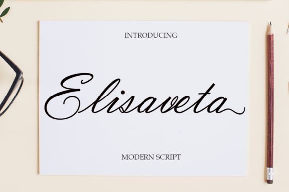 Elisaveta: A Modern Script Font for Campaigns