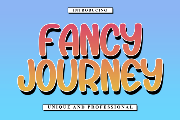Fancy Journey Typeface for Web Design