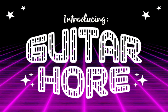 Guitar Hore: A Modern Typeface for Bold Web Design