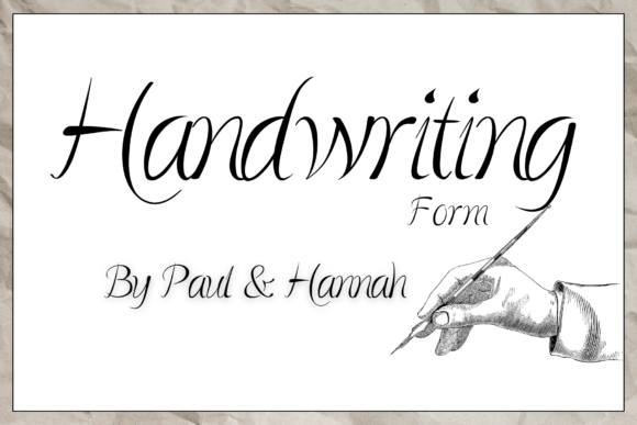 Handwriting Form: A Fresh Typeface for Modern Brands