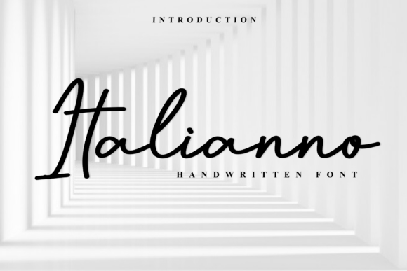 Italianno: A Friendly Script Font for Makers