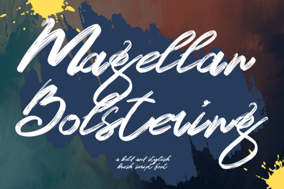 Magellan Bolstering: A Bold Brush Font for Web Design