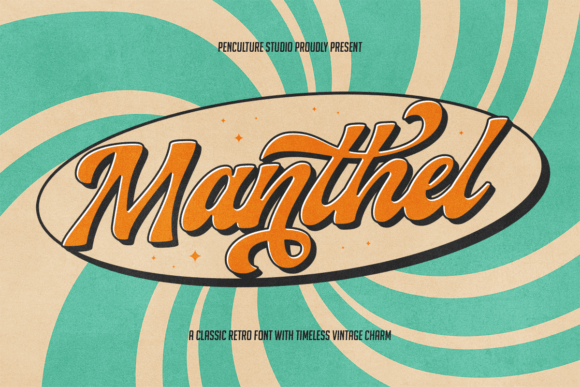 Manthel: A Retro Script Font for Modern Web Design