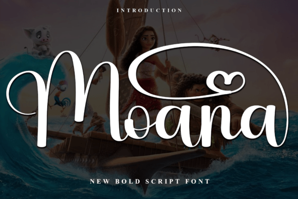 Moana Font: A Soft Script for Modern Branding