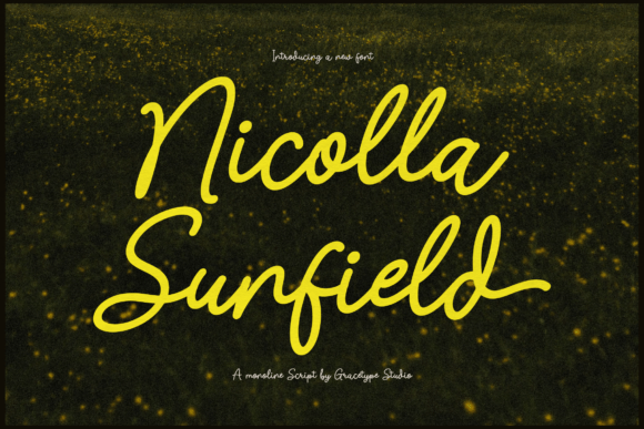 Nicolla Sunfield Font: Elevate Your Brand Identity