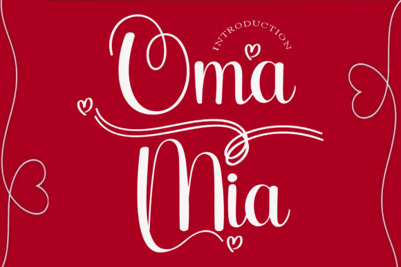 Oma Mia: A Stylish Handwritten Font for Modern Brands