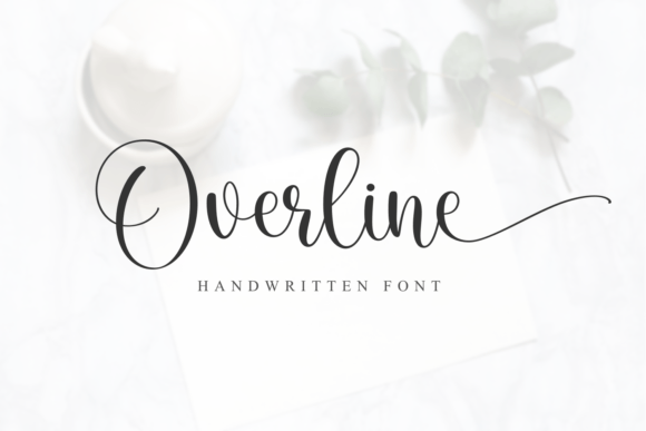 Overline: A Premium Script Font for Web Design