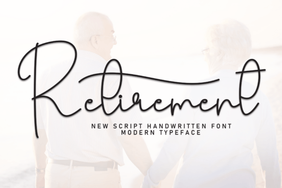 Retirement: A Handwritten Font for Editorial Design