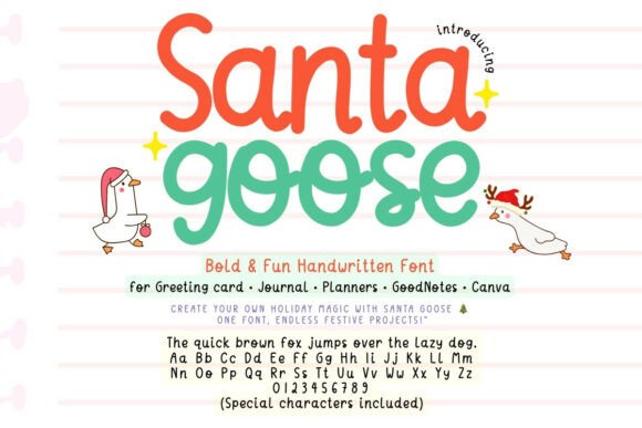 Santa Goose Font: A Branding Upgrade