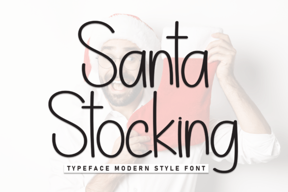 Santa Stocking: A Warm Handwritten Typeface for Editorial Design