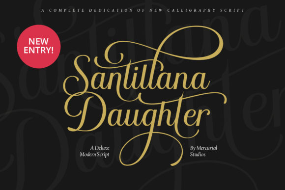 Santillana Daughter Font for Clear Campaigns