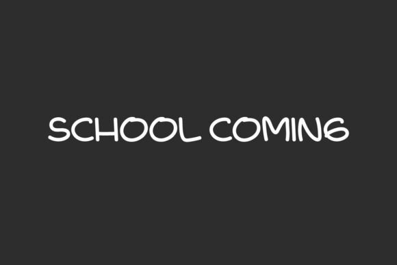 School Coming Font: A Playful Typeface for Branding