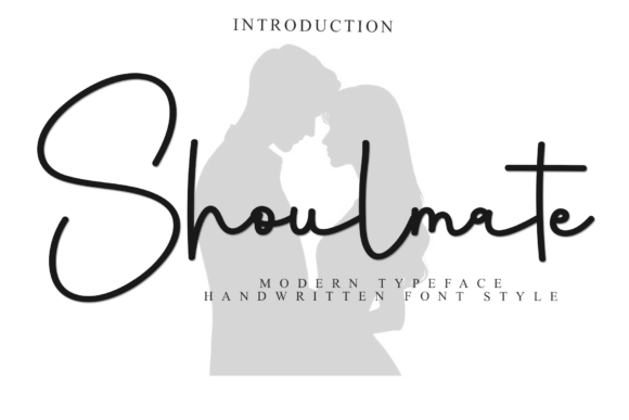 Shoulmate Typeface: A Festive Font for Branding