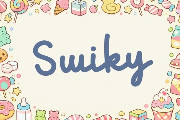 Swiky Font: A Handwritten Typeface for Makers
