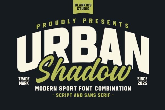 Urban Shadow Typeface for Modern Web Design